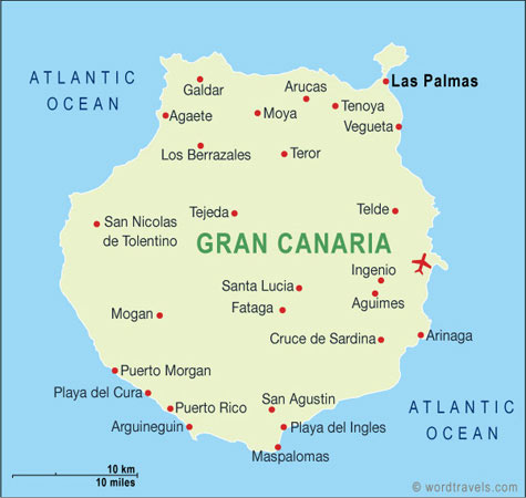 Gran Canaria kaart