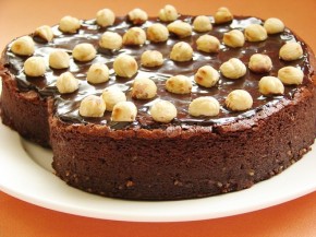 Hazelnoot-chocoladecake