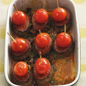 Spaanse tapas-burgertjes uit de oven