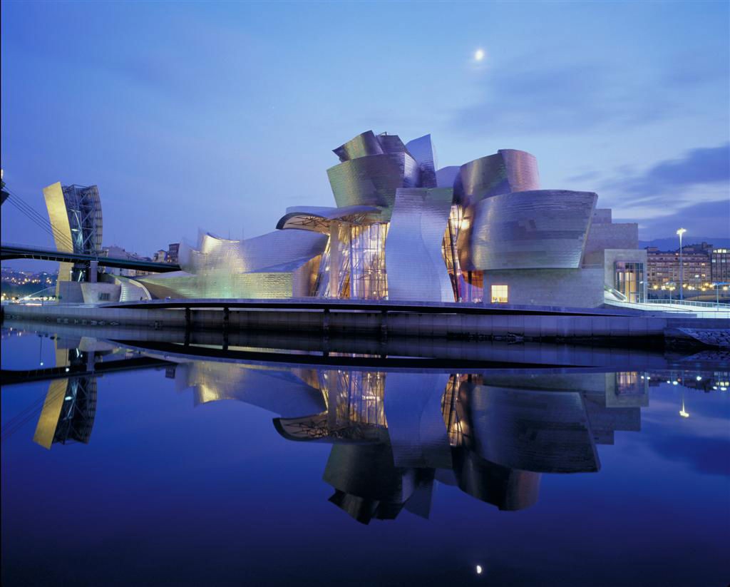 Bilbao met het Guggenheimmuseum